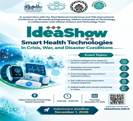 Call for Participation in the 61st Idea Show: Smart Health Technologies for Crisis, War, and Disaster Response