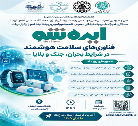 فراخوان شرکت در شصت و یکمین رویداد ایده‌شو با محور «فناوری‌های سلامت هوشمند در شرایط بحران، جنگ و بلایا»